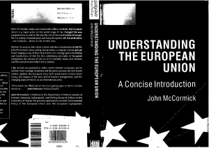 McCormick Understanding the European Union