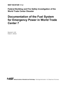 NIST NCSTAR 1-1J - Federal Building and Fire Safety Investigation of the World Trade Center Disaster Documentation of the Fuel System for Emergency Power in World Trade Center 7