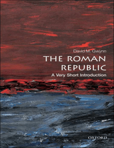 David M. Gwynn - The Roman Republic  A Very Short Introduction-Oxford University Press (2012)