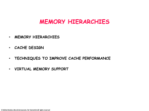 Memory Hierarchy (1)