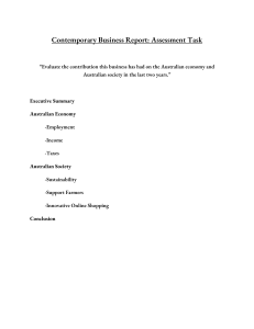 Contemporary Business Report  Assessment Task PDF Example