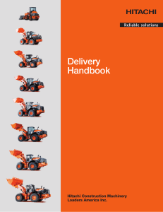 Hitachi Wheel Loader Handbook Delivery Operation