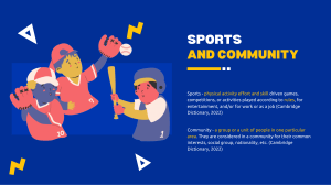 Sports and Community