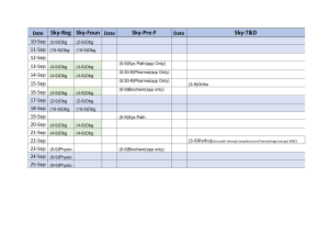 Sky Batches Sch from 10 Sep Onwards