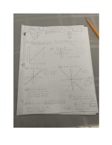 Algebra 2 1.1 HW