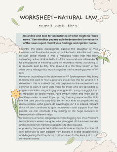 Cortez BSA-1C Worksheet-Natural Law