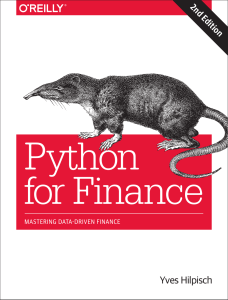 Python for Finance O’Reilly