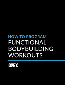 Program Functional Bodybuilding Workouts