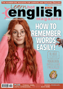 Learn Hot English Magazine: Improve Your English Skills