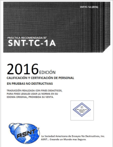 SNT TC 1A 2016 en espanol