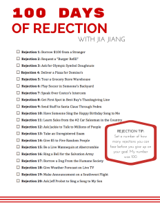 100 Days of Rejection Download