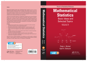Mathematical Statistics Basic Ideas and Selected Topics Volume II ( PDFDrive )