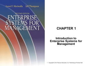 Enterprise Systems for Management