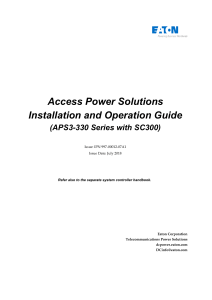 07 A1 APS3 Series Installation Guide with SC300