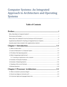 Umakishore Ramachandran  William D. Leahy Jr - Computer Systems  An Integrated Approach to Architecture and Operating Systems-Pearson (2010)