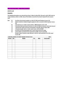 GRADE 9 EMS - ACTIVITY 100 (DEBTORS JOURNAL)