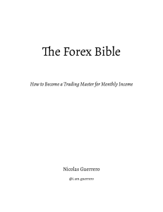 The Forex Bible From Beginner to Pro