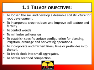 Tillage