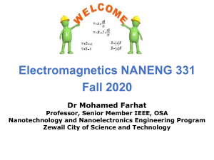 elements of electromagnetics slides