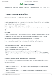 4Three-State Bus Buffers