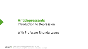 Slides Nursing AntidepressantMeds