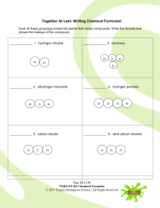 chemical formula