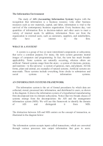 Accounting Information System Chapter 2