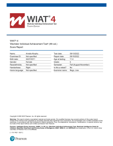 WIAT-4 Score Report 42062002 1663266688799