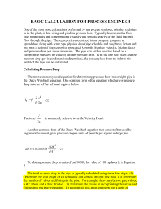 Basic calculations for process engineer 