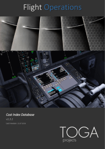 Flight Operations Cost Index Database