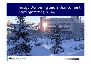 Eguiazarian Image Denoising Ilmenau 2016