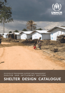 Shelter Design Catalogue: UNHCR Refugee Housing Solutions