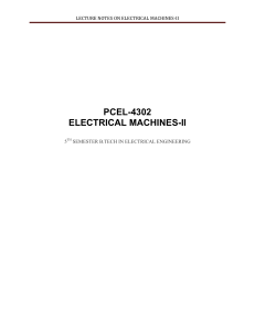 226 ELECTRICAL MACHINE-II
