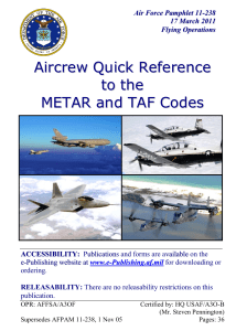 AirForce METAR and TAF