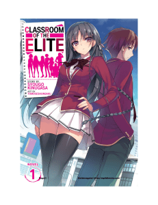 Volume 1 Classroom Of The Elite