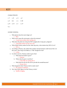 The Martian Guided ViewingMovieGuideWorksheet answers