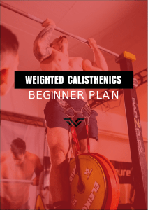 Weighted-Calisthenics-Programm