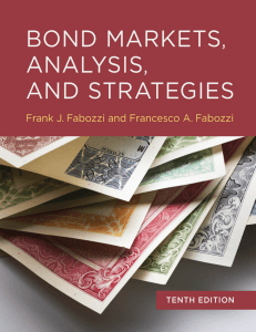 Bond Markets, Analysis, and Strategies, Tenth Edition Textbook