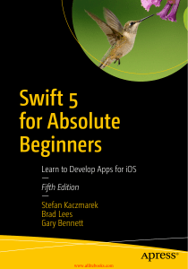 Swift 5 for Absolute Beginners, 5th Edition