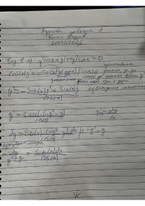 Differential Equations Homework