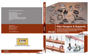 Pipe Hangers & Supports Cooper