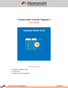 Magento 2 Custom Order Grid