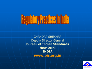 Regulatory Practices in India by Chandra E