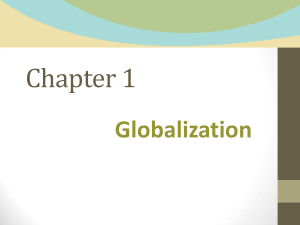 Chapter 1-GLOBALIZATION