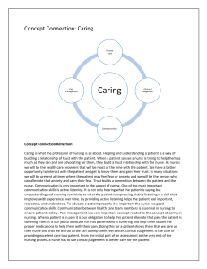 Concept Connection Model  Reflection on Caring-1