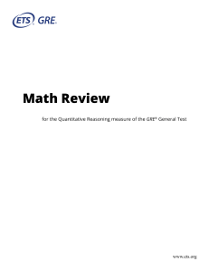 gre math review