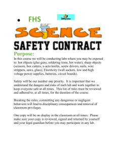 s afety contract