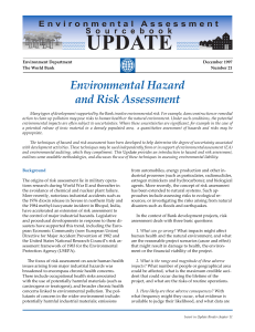 1.1.2-Environmental Hazard and Risk Assessment