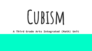 Cubism-3rd Grade Math