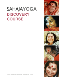 Sahajyoga Discovery Course Meditation Guide